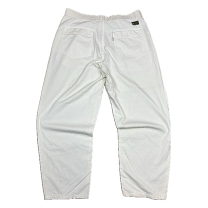 VALENTINO White Baggy Trousers