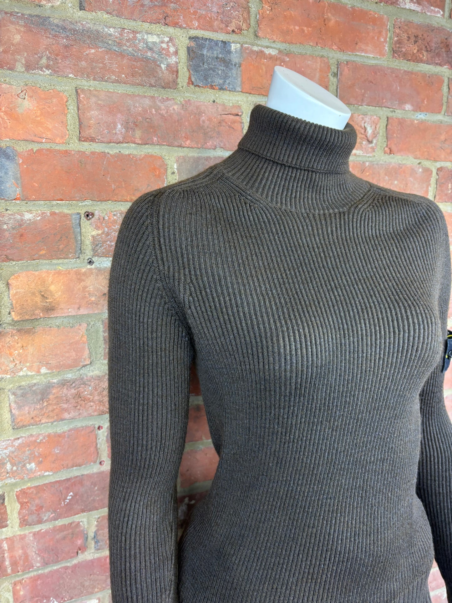 Stone Island brown turtleneck