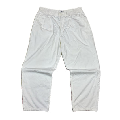 VALENTINO White Baggy Trousers