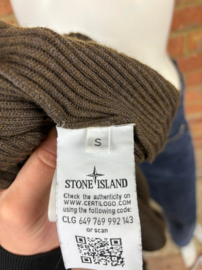 Stone Island brown turtleneck