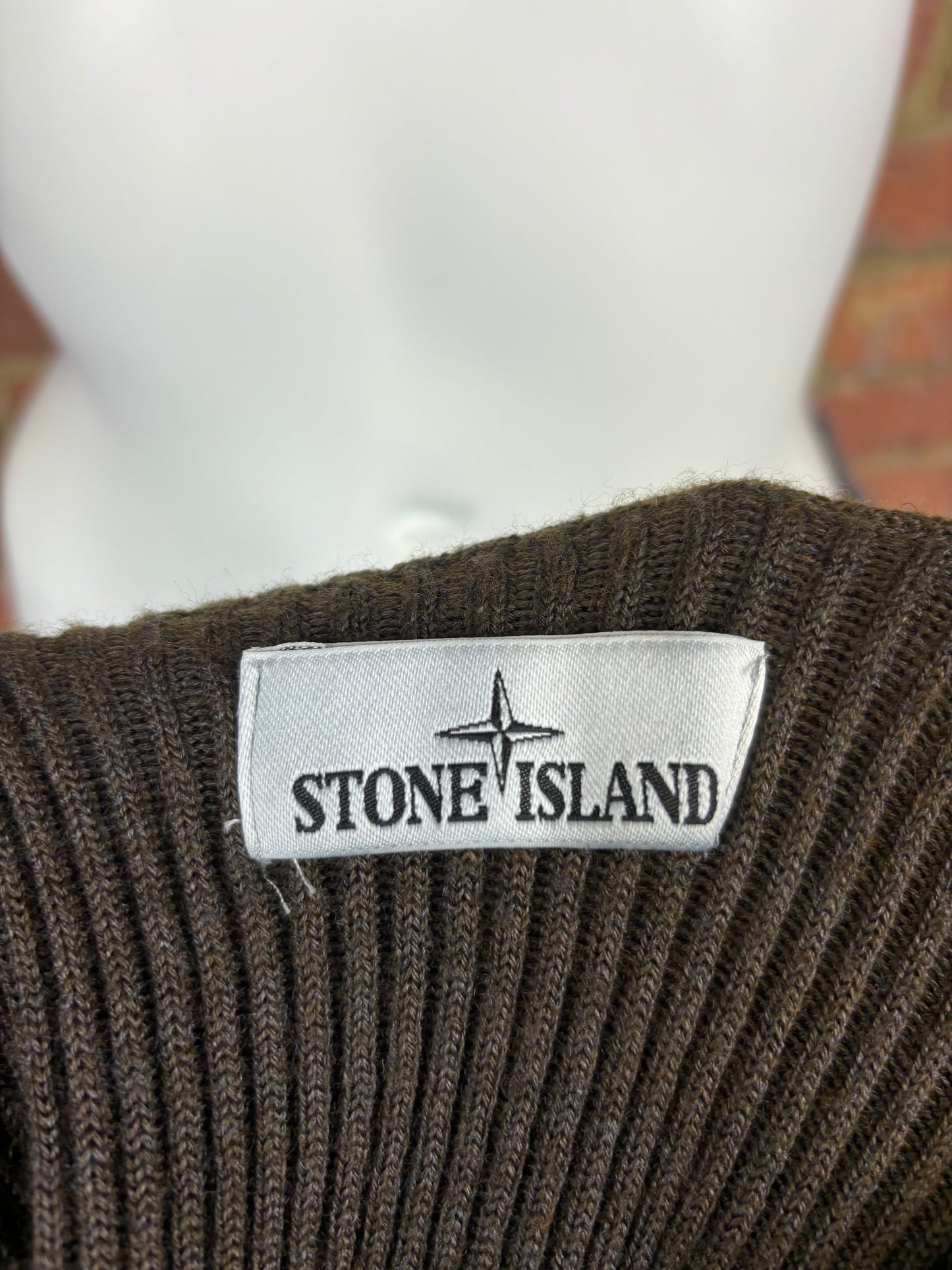 Stone Island brown turtleneck