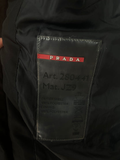 PRADA black zip-up jacket