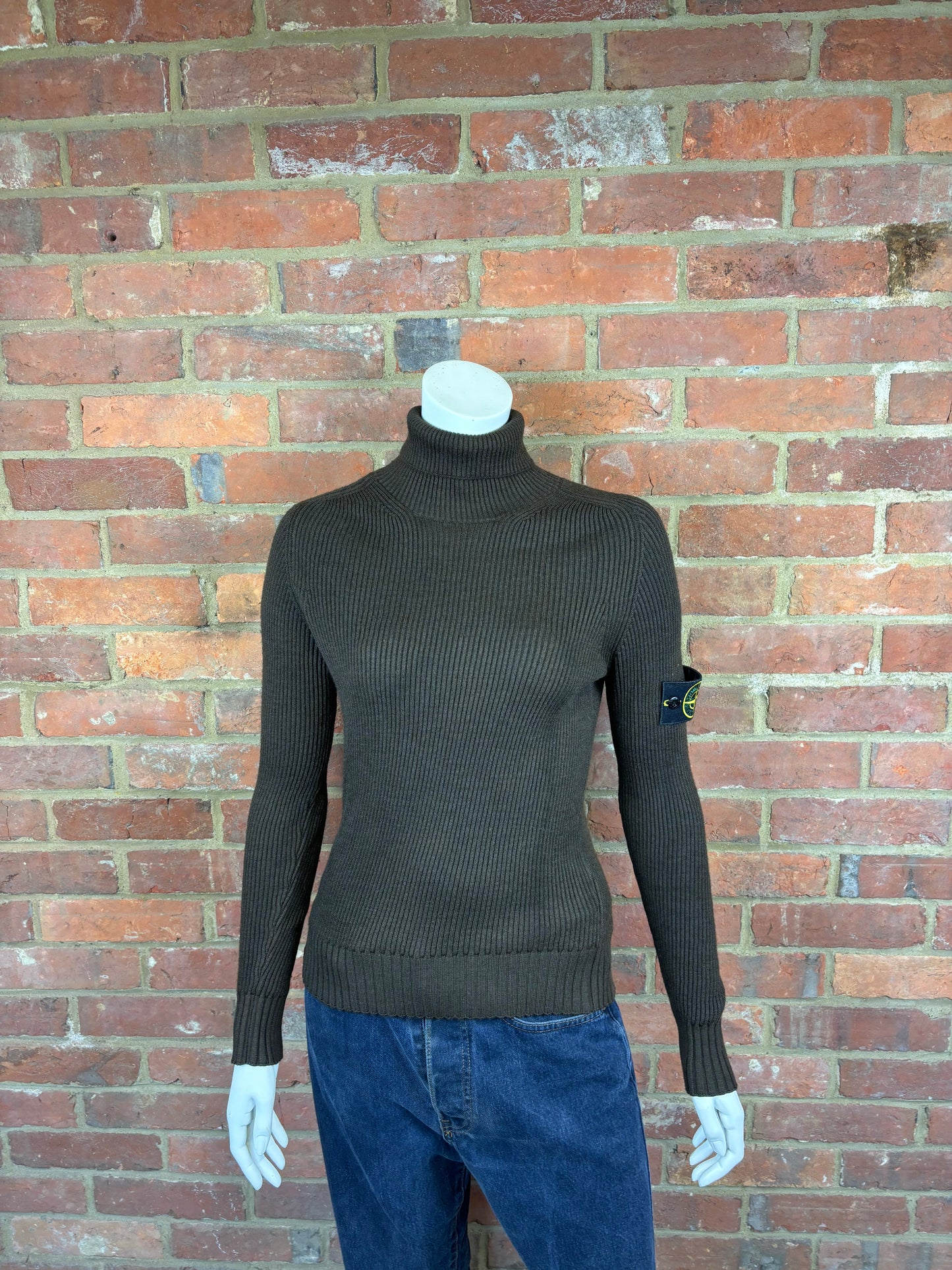 Stone Island brown turtleneck