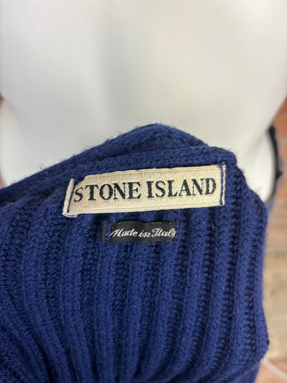 Stone Island ribbed v-neck knit