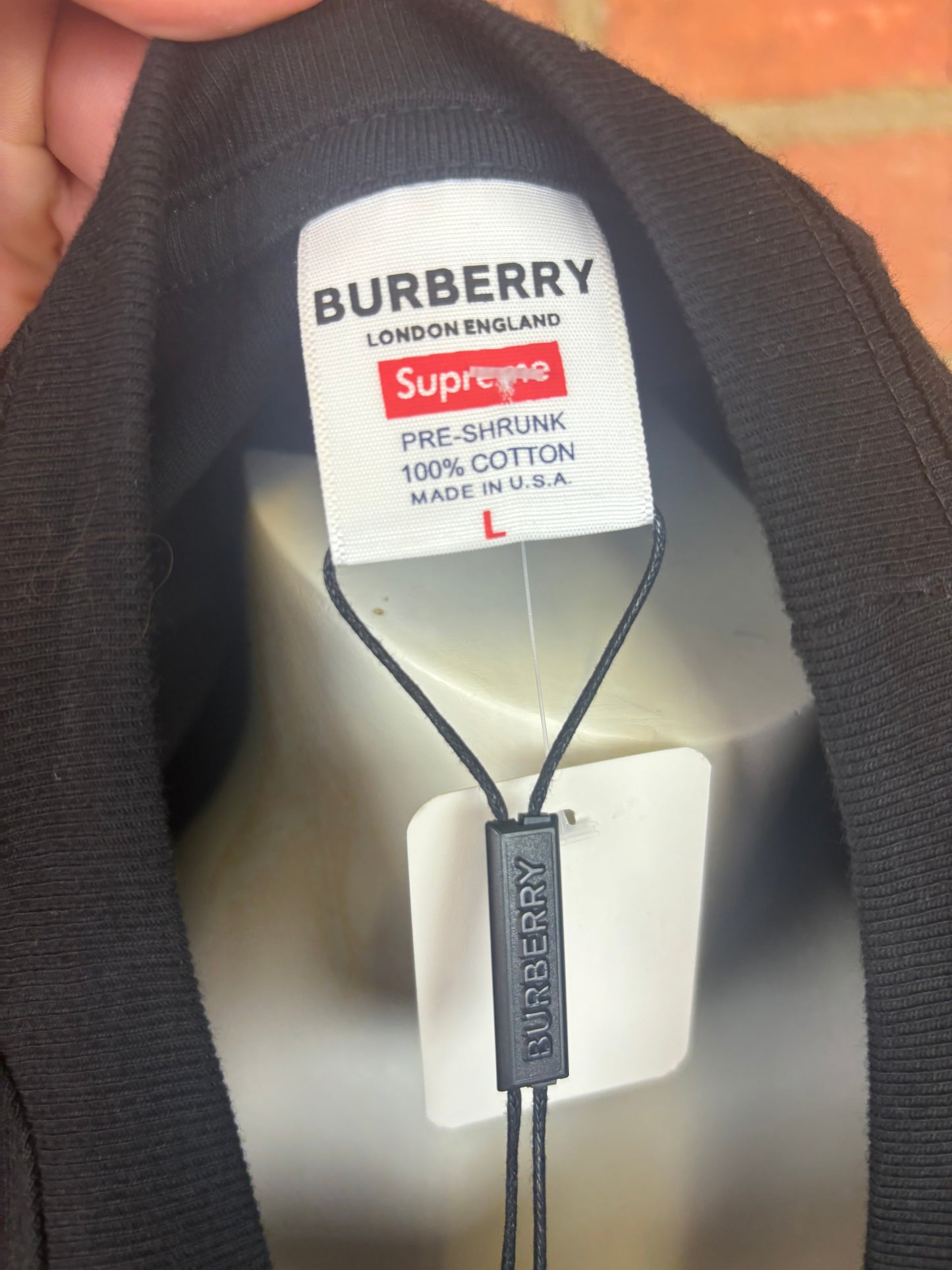 Supreme x Burberry Box Logo