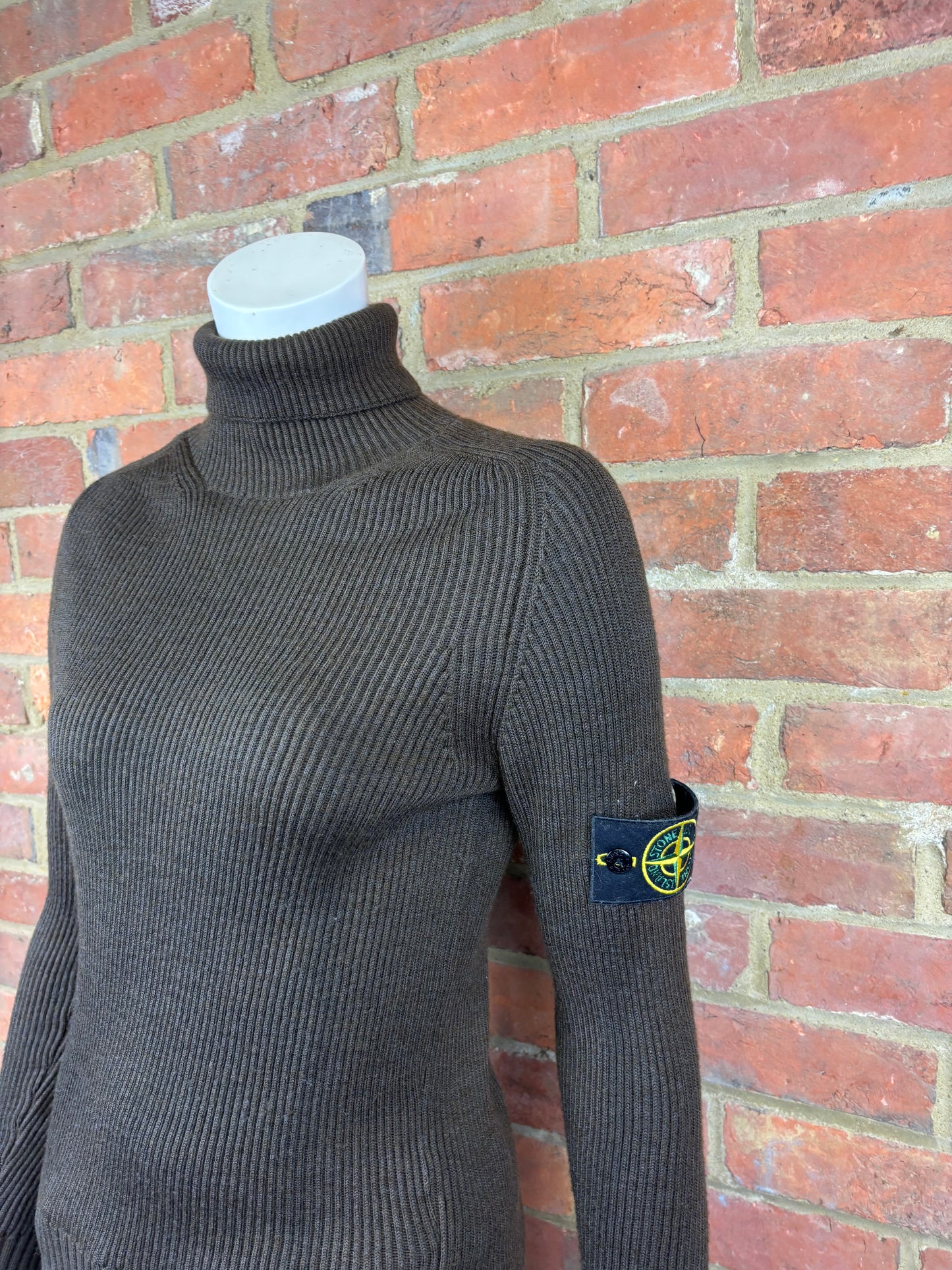 Stone Island brown turtleneck