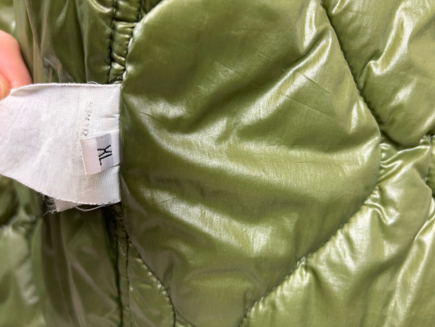 Stone Island Green Oxford Nylon Parka Jacket